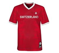 FIFA T-Shirt Unisexe Officiel 2023 de la Coupe du Monde de Football féminin de l'équipe de la Suisse (1 pièce)