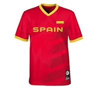 FIFA T-Shirt Unisexe Officiel 2023 de la Coupe du Monde de Football féminin pour Adulte, T-Shirt d'Espagne (1 pièce)