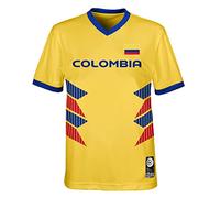 FIFA T-Shirt Unisexe Officiel 2023 pour la Coupe du Monde de Football féminin, équipe de Jeunes, Colombie (Lot de 1)