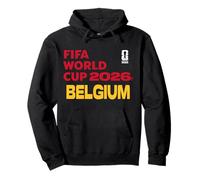 FIFA World CUP26 Belgique Bloc de Lettres Sweat à Capuche