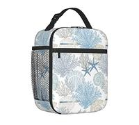 fifbird Boîte à déjeuner motif pastèques avec poche latérale, sac à déjeuner portable pour homme et femme, sac à déjeuner isotherme, réutilisable, support à déjeuner motif pastèques