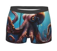 fifbird Boxer extensible pour homme avec ceinture élastique, Noir , L