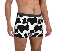 fifbird Boxer pour homme - Motif à pois de vache - Slip respirant avec ceinture élastique, multicolore, XL