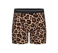 fifbird Boxer pour homme Motif rayures léopard, Rayures léopard, XXL