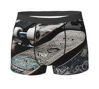 fifbird Boxer pour homme - Respirant - Extensible - Évacuation de l'humidité - Avec ceinture élastique, Noir , XXL