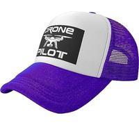 fifbird Drone Pilot Casquette de baseball avec dos en maille, violet, Taille unique