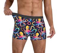 fifbird Fun5 Boxer respirant pour homme avec ceinture élastique, multicolore, S