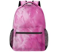 fifbird Grand sac à dos unisexe avec compartiment pour ordinateur portable, pour le travail, les voyages et l'école, le collège, Marbre de couleur vive, taille unique
