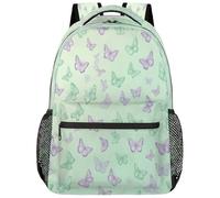 fifbird Grand sac à dos unisexe avec compartiment pour ordinateur portable, pour le travail, les voyages et l'école, le collège, Beurre coloré, taille unique