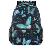 fifbird Grand sac à dos unisexe avec compartiment pour ordinateur portable, pour le travail, les voyages et l'école, le collège, Couleur : bleu sarcelle, taille unique