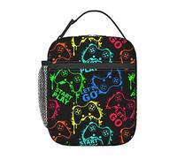 fifbird Green Game Joystick Lunch Bag Lunch Box Isotherme Meal Bag Food Container for School Work Picnic Travel Pack Lunch Pack Lunch Bag Kids