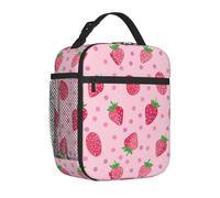 fifbird Sac à déjeuner isotherme avec poche latérale en maille pour adultes Motif bouledogue français aquarelle