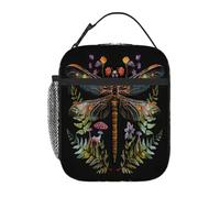 fifbird Sac à déjeuner isotherme léger, joli motif tête de mort et lune, réutilisable, portable, étanche, boîte de préparation des repas