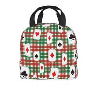 fifbird Sac à déjeuner isotherme portable - Grande capacité - Rouge et noir - Grande capacité - Réutilisable - Pour le travail, le pique-nique, l'école - Adultes