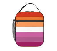 fifbird Sac à déjeuner isotherme portable - Motif drapeau du Royaume-Uni - Épais - Réutilisable - Pour le travail, le pique-nique, l'école