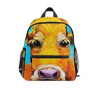 fifbird Sac à dos léger de 30,5 cm avec porte-bouteille et motif animal lama, cactus tropical, sac à dos léger pour maternelle, Multicolore-1033, taille unique