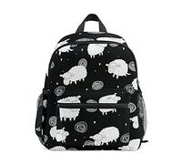 fifbird Sac à dos léger de 30,5 cm, motif hérisson, violon, peinture artistique, cartable et porte-bouteille, sac à dos léger pour maternelle, Multicolore-1044, taille unique