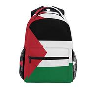 fifbird Sac à dos unisexe avec drapeau de la République démocratique du Congo pour l'école, le voyage, la randonnée, le camping, Drapeau Palestine Coloré, taille unique