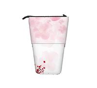 fifbird Trousse télescopique à crayons avec fleurs rouges, Multicolore, Taille unique, Trousse télescopique