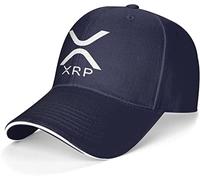 fifbird Xrp Ripple Casquette de baseball classique réglable, bleu marine, Taille unique