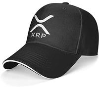 fifbird Xrp Ripple Casquette de baseball classique réglable, Noir , Taille unique