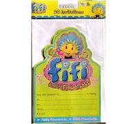 Fifi and The Flowertots - Logo - Invitations pack de 20 - carton SG34546 (taille unique) (Vert/Rose/Bleu)