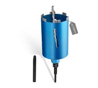 FIFIBANG M16 Couronne de forage diamantée, Ø110mm Dosensenker Foret de carottage pour machine de carottage, 110mm Couronne de forage humide et sèche avec Turbo, SDS-Plus Dosensenker diamanté pour