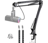 Fifine Am8 Bras Micro, Support Micro Fifine Usb/Xlr Streaming Micro Avec Microphone Tube De Fixation, Pied De Micro Pince De Perche Micro Pour Gaming, Podcasting, Broadcasting[X102]