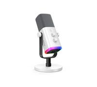 FIFINE Dynamic Microphone USB/XLR avec Mute Tactile, Prise Casque et Contrôles I/O - Ampligame AM8 - Noir