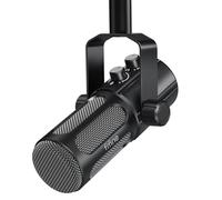 FIFINE Microphone dynamique USB/XLR pour voix, balados, streaming, enregistrement, radiodiffusion, microphone de studio avec bouton muet, prise casque pour mixeur PC/XLR - TANK6