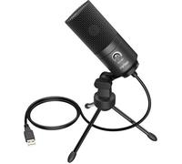 FIFINE Microphone USB, Microphone d'enregistrement à condensateur en métal pour Studio d’Enregistrement-- k669