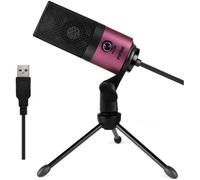 FIFINE Microphone USB, Microphone d'enregistrement à condensateur en métal pour Studio d’Enregistrement de Cardioïdes