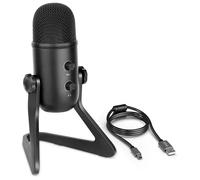 FIFINE Microphone USB pour l'enregistrement en streaming sur PC et Mac, micro de jeu à condensateur pour PS4