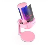 FIFINE USB PC Microphone Gaming pour Streaming, Podcasts, RGB Condensateur Microphone pour Mac PS4 PS5, avec Contrôle RGB, Touche Muette, Prise Casque, Filtre Anti-Pop