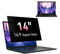FIFT-Filtre De Confidentialité 14 Pouces 16:9,Filtre Ecran Ordinateur Portable Compatible Avec Hp/Dell/Acer/Lenovo/Thinkpad/Envy,Amovible Anti Espion/Lumiere Bleue Protection Ecran Film Laptop