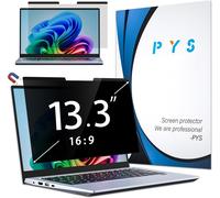 FIFT-Magnétique Filtre De Confidentialité 13.3 Pouces 16:9 Pour Écran Ordinateur Portable,Protecteur D'Écran Anti Espion,Film Confidentialité 13 Pouces,Film Protecteur Mat Antireflet