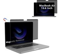 FIFT-Magnétique Filtre De Confidentialité Pour Macbook Air 13.6 Pouces M4/M3/M2,Amovible Film Protecteur D'Écran,Privacy Anti Espion Filtre,Anti-Lumière Bleu Film De Protection