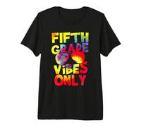 Fifth Grade Vibes Back to School Teacher Student Tie Dye T-Shirt Haut de Gamme