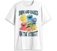 Fifth Sun Mens Born and Raised on The Street Manches Courtes(Large)