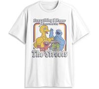 Fifth Sun Mens Everything I Know I Learned on The Streets Manches Courtes(Medium)