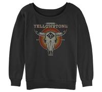 Fifth Sun Yellowstone Evergreen Dark Pull raglan pour femme avec doublure, noir, Taille S