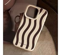 FIFTHAVE Coque de protection pour iPhone 14, motif : zèbre, tendance, vagues, ultra fine, en silicone, motif vagues, mignon, pour femmes et filles, 02