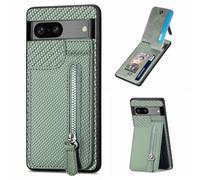 FIFTHAVE Étui de protection pour téléphone portable Google Pixel 6, avec porte-cartes et support, en polyuréthane, antidérapant, 6,4", texturé, noir