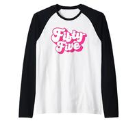 Fifty-Five 55 Years Old pour Les Femmes Her 55th Birthday Manche Raglan
