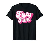 Fifty-Five 55 Years Old pour Les Femmes Her 55th Birthday T-Shirt