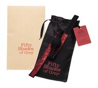 Fifty Shades of Grey - bâillon boule - cuir noir et rouge