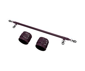 Fifty Shades of Grey - barre d'écartement avec menottes chevilles - violet
