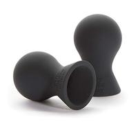 Fifty Shades of Grey Coffret de 2 Ventouses à Tétons en Silicone Noir Nothing but Sensation de Fifty Shades of Grey - Coffret de 2 Pièces