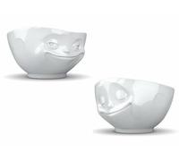 Fiftyeight lot de 2 chaises expressions heureux bol, tasse à café au lait-tV tasses