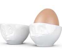 Fiftyeight Products Ensemble coquetier - ochbitte/lecker blanc